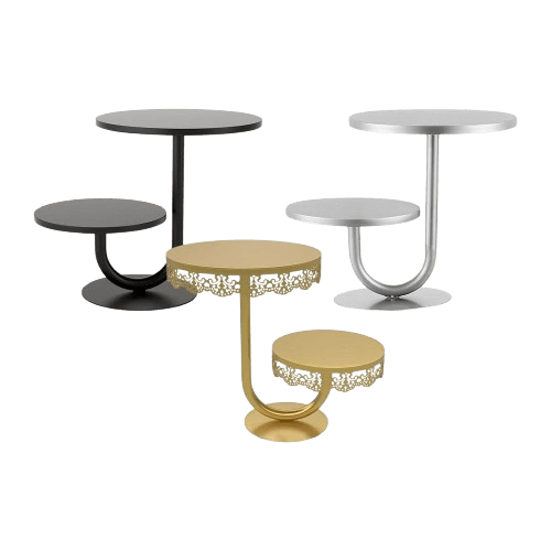 IRON BIG CAKE STAND ROUND (COLOR)